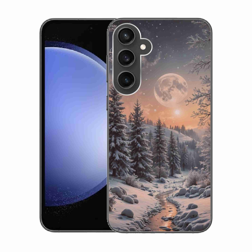 Gél borítás mmCase Samsung Galaxy S23 FE - téli tájkép 2