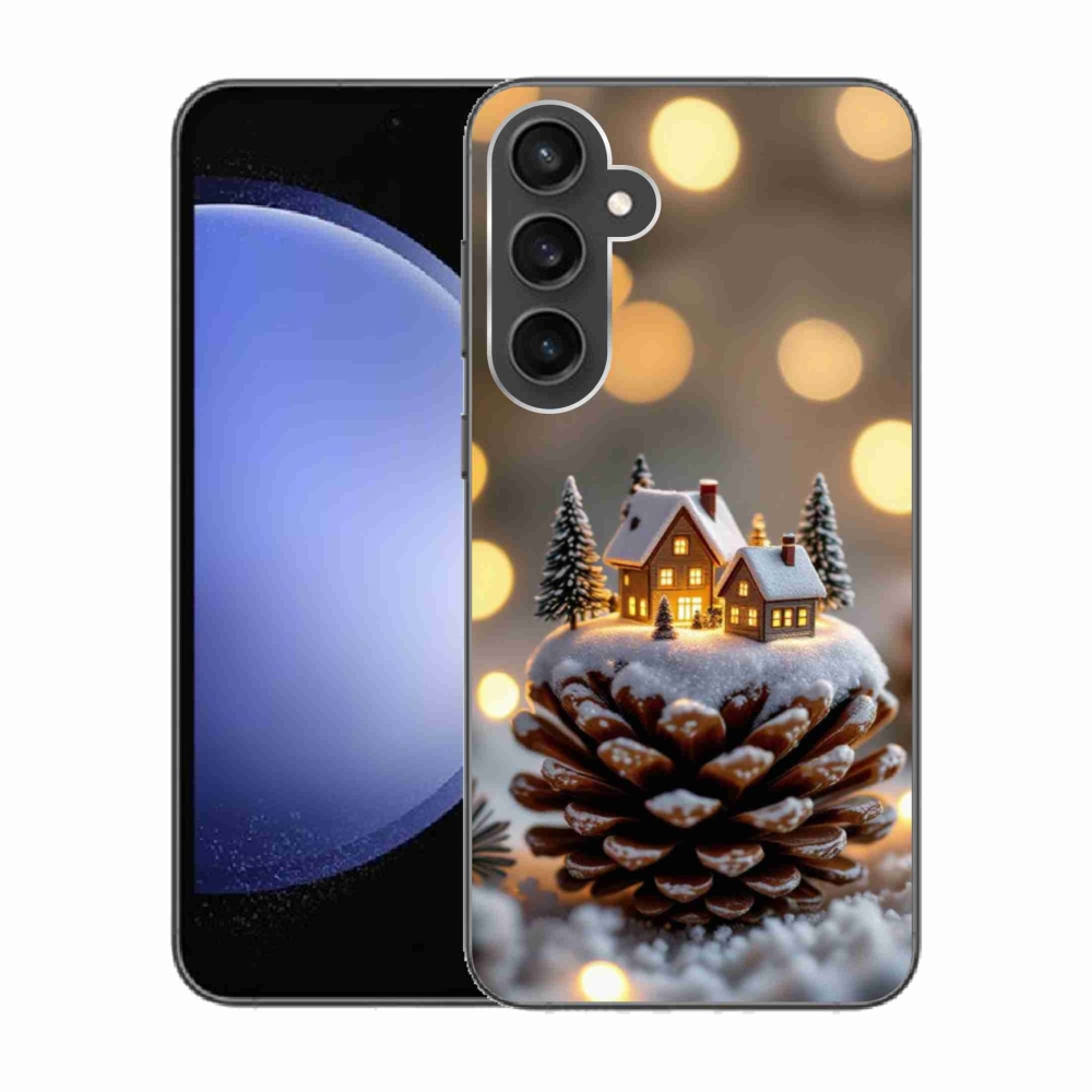 Gél borítás mmCase Samsung Galaxy S23 FE - téli falu