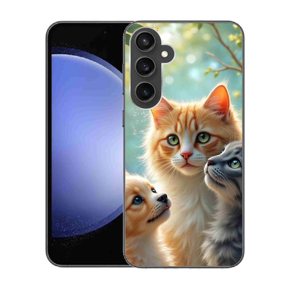 Gél borítás mmCase Samsung Galaxy S23 FE - állatbarátság 2