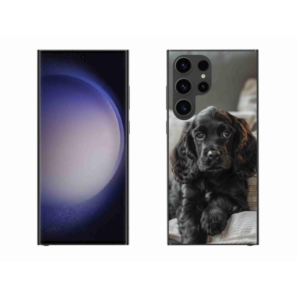 Gél borítás mmCase Samsung Galaxy S23 Ultra 5G - English Cocker Spaniel számára