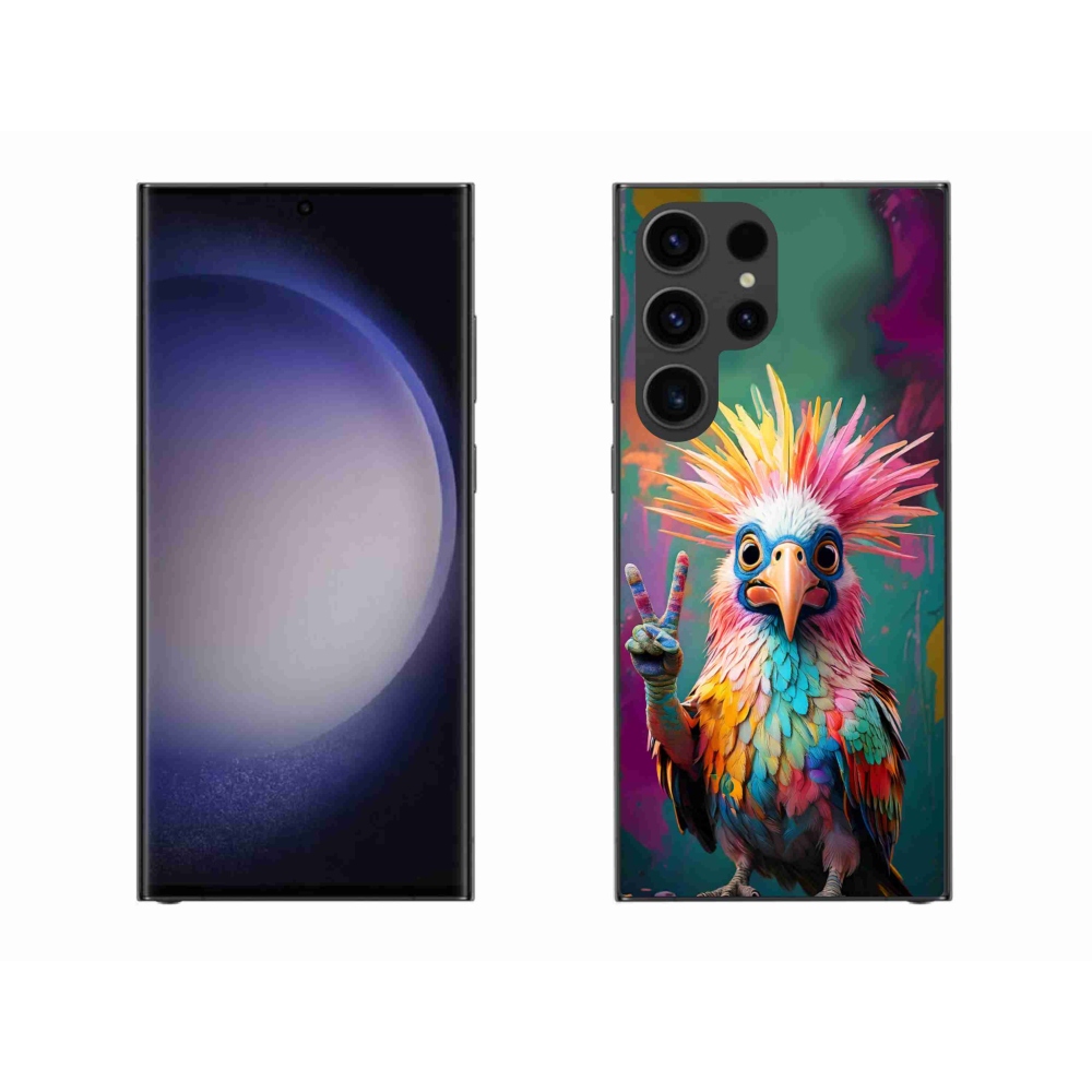 Gél borítás mmCase Samsung Galaxy S23 Ultra 5G - színes lázadó