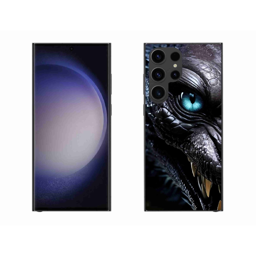 Zselés borítás mmCase Samsung Galaxy S23 Ultra 5G - sárkány nézet