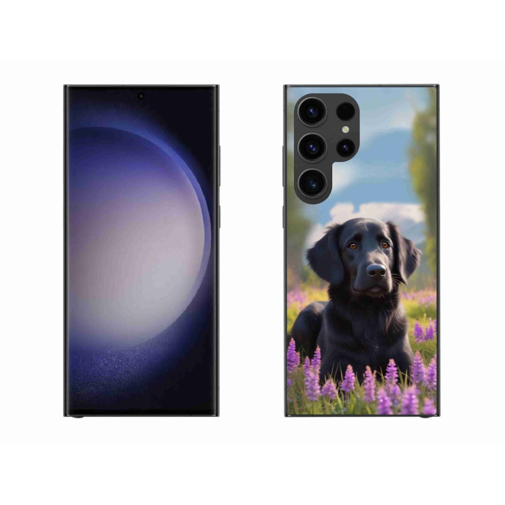 Gél védőhuzat mmCase Samsung Galaxy S23 Ultra 5G - elegáns fekete retriever