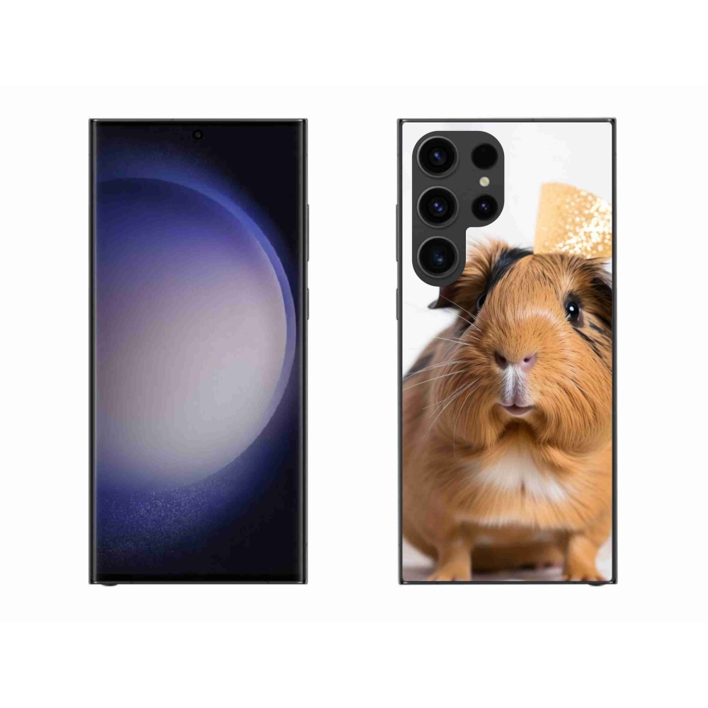 Zselés borítás mmCase Samsung Galaxy S23 Ultra 5G - barna tengerimalachoz