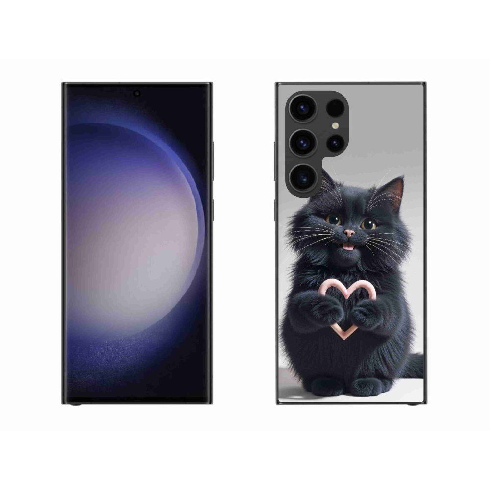 Gél borító mmCase Samsung Galaxy S23 Ultra 5G - macskaszerelem 3