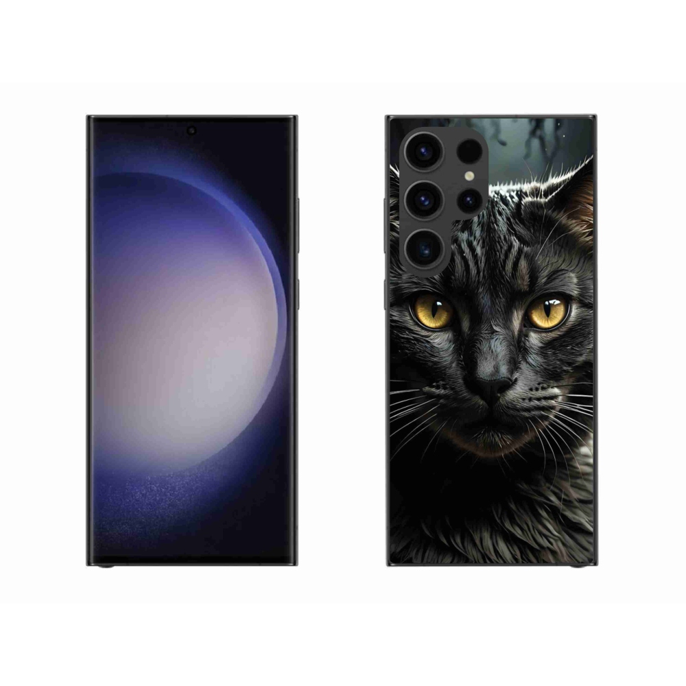 Gél borítás mmCase Samsung Galaxy S23 Ultra 5G - macskaszem 3