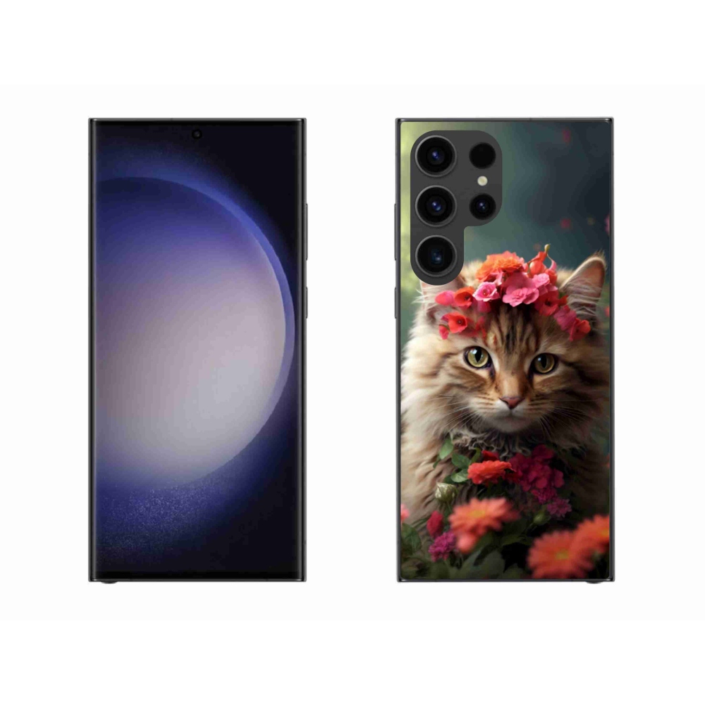 Zselés borítás mmCase Samsung Galaxy S23 Ultra 5G - Princess Cat - Samsung Galaxy S23 Ultra 5G számára