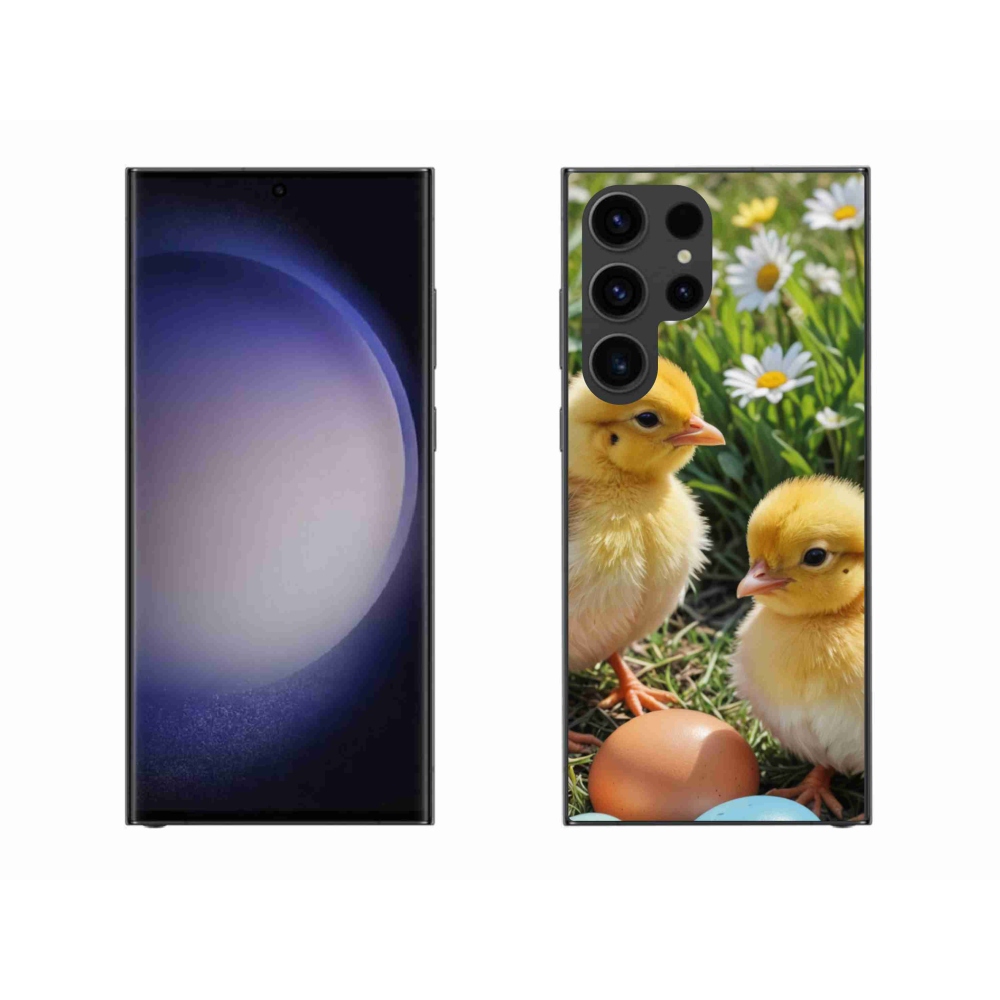 Zselés borítás mmCase Samsung Galaxy S23 Ultra 5G - csirkékhez