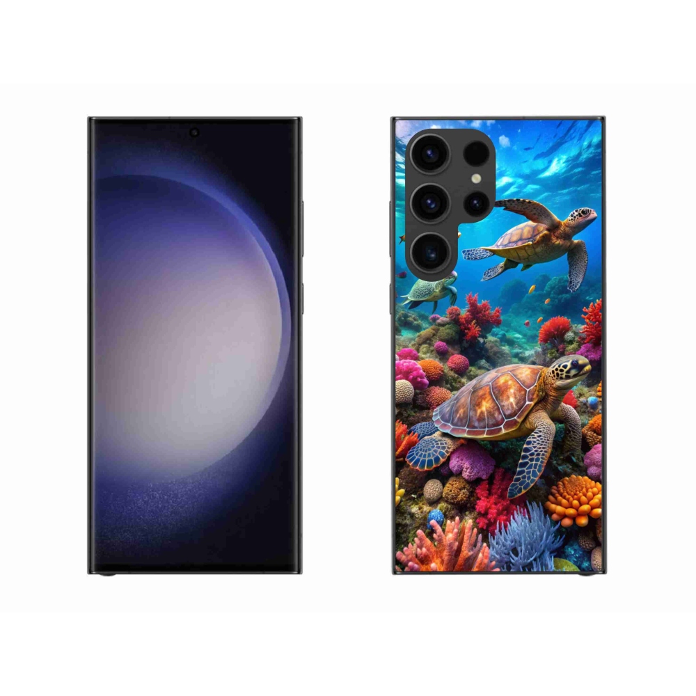 Zselés borítás mmCase Samsung Galaxy S23 Ultra 5G - Sea World 2