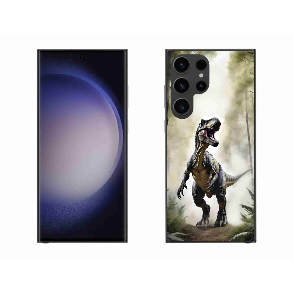 Zselés borítás mmCase Samsung Galaxy S23 Ultra 5G - dühös T-Rex