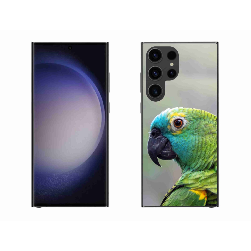 Zselés borítás mmCase Samsung Galaxy S23 Ultra 5G - papagáj amazon