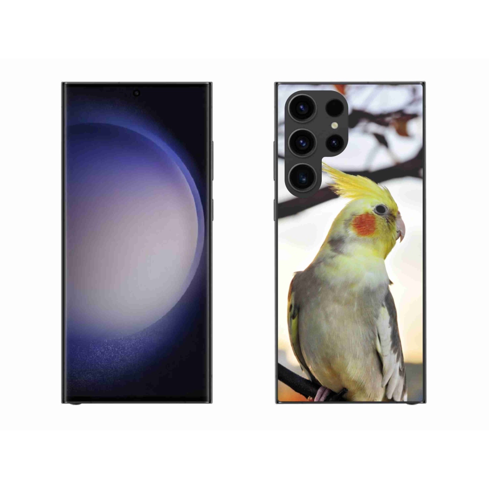 Gél borítás mmCase Samsung Galaxy S23 Ultra 5G - papagáj korela