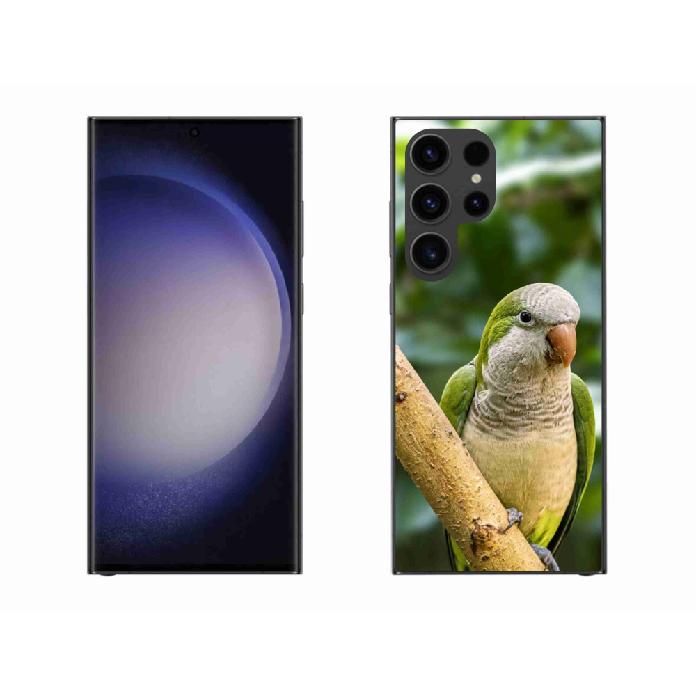 Zselés borítás mmCase Samsung Galaxy S23 Ultra 5G - papagáj