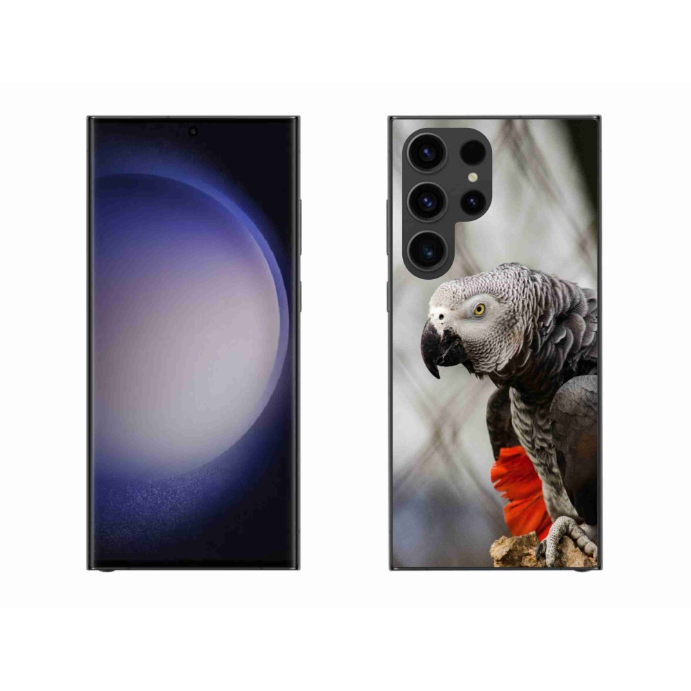 Gél borítás mmCase Samsung Galaxy S23 Ultra 5G - papagáj jacco 3