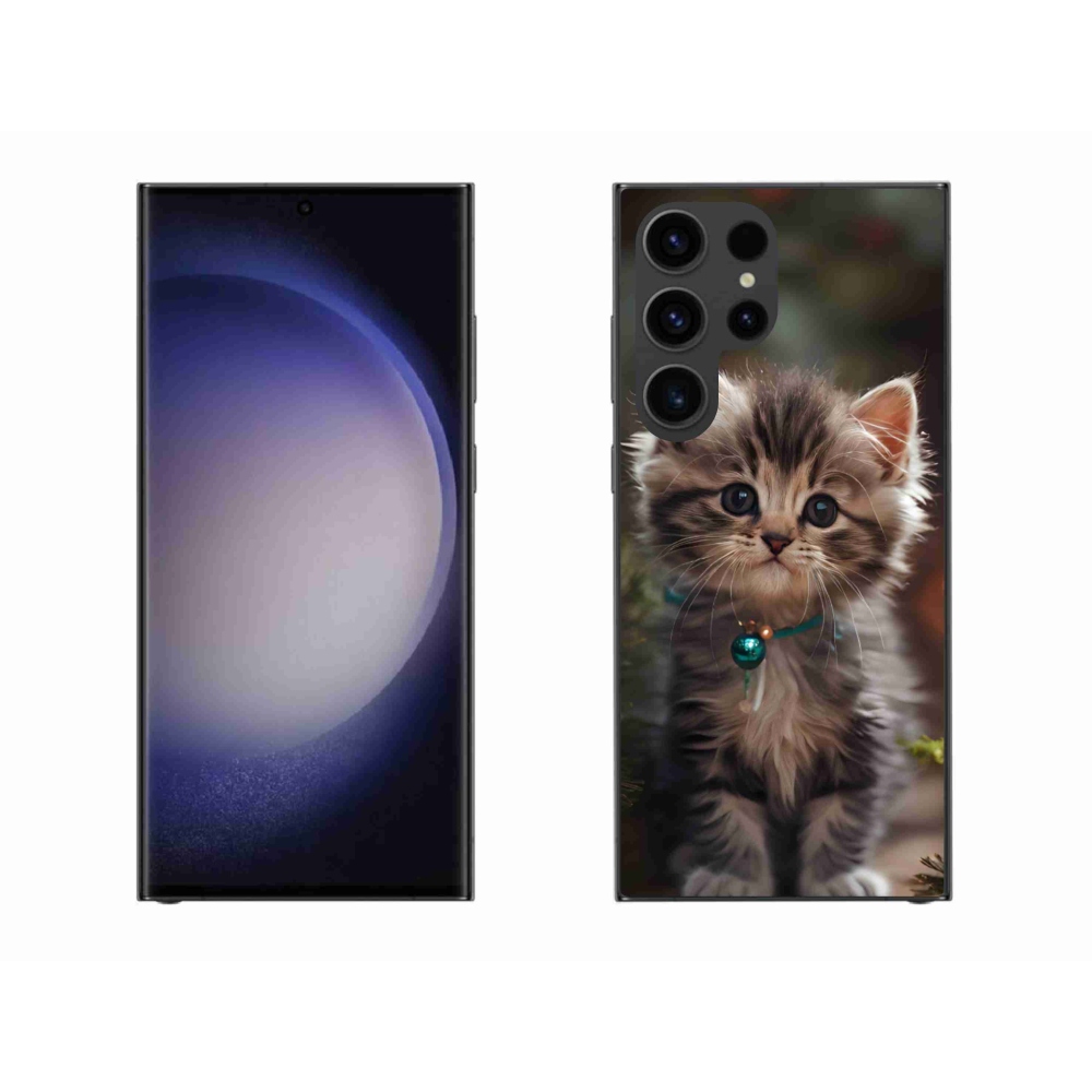 Gél borítás mmCase Samsung Galaxy S23 Ultra 5G - aranyos cica 11