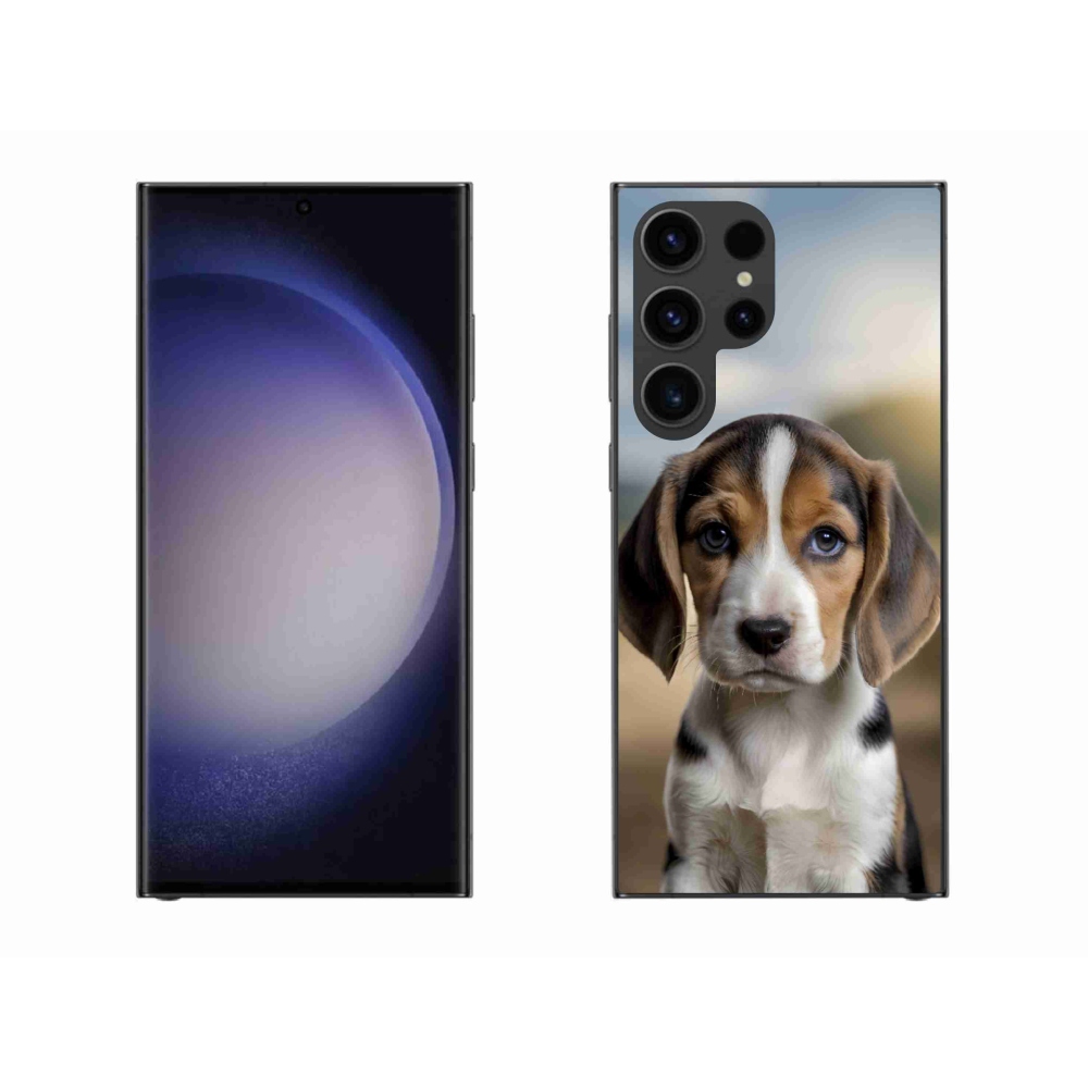 Gél védőhuzat mmCase Samsung Galaxy S23 Ultra 5G - aranyos bézs színben