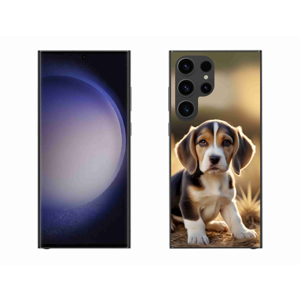 Gél védőhuzat mmCase Samsung Galaxy S23 Ultra 5G - aranyos bézs színben