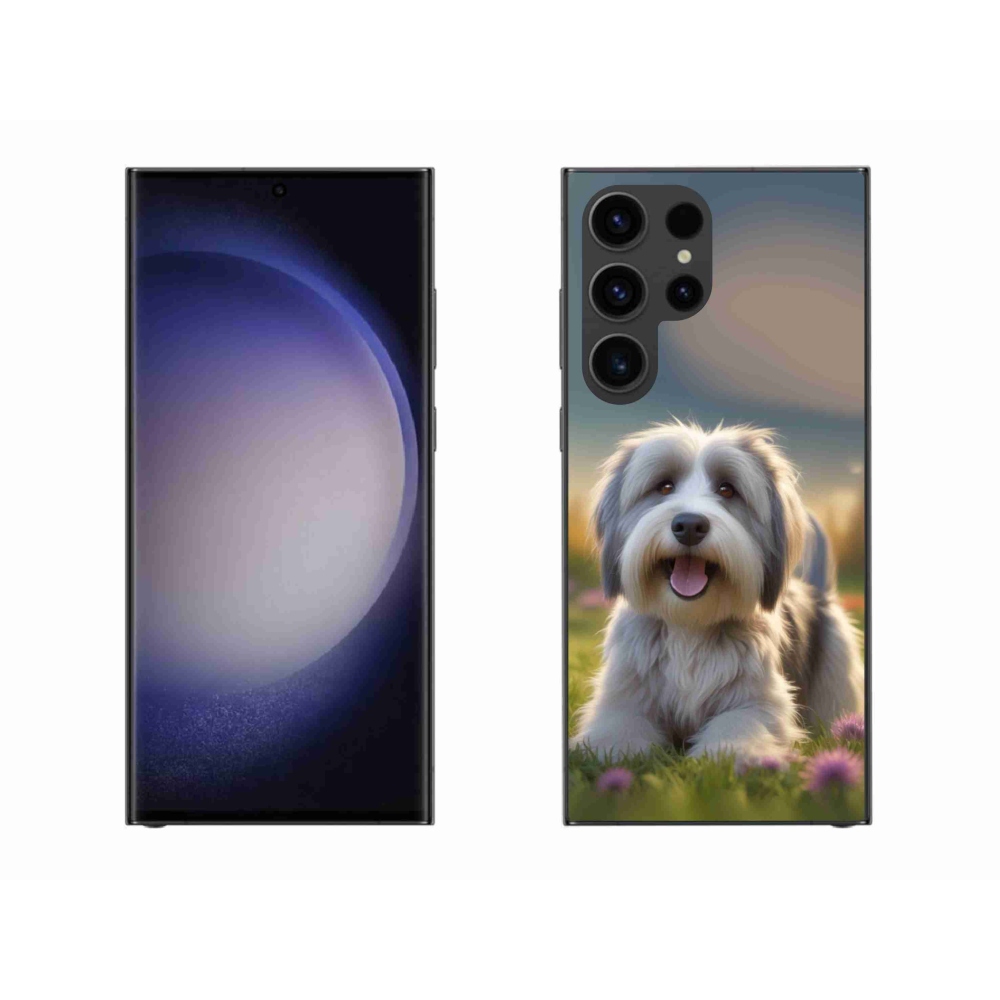 Gél borítás mmCase Samsung Galaxy S23 Ultra 5G - aranyos havannai kutya
