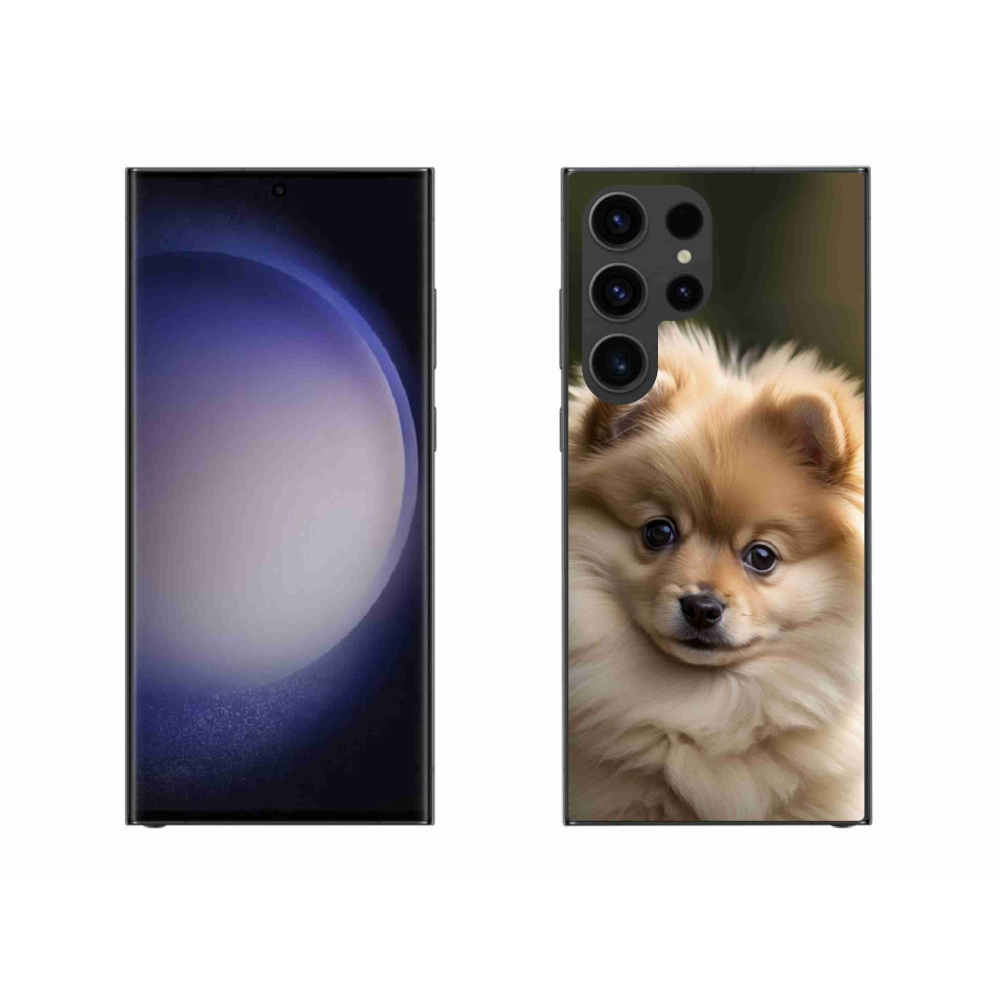 Gél borító mmCase Samsung Galaxy S23 Ultra 5G - aranyos pomerániai 2