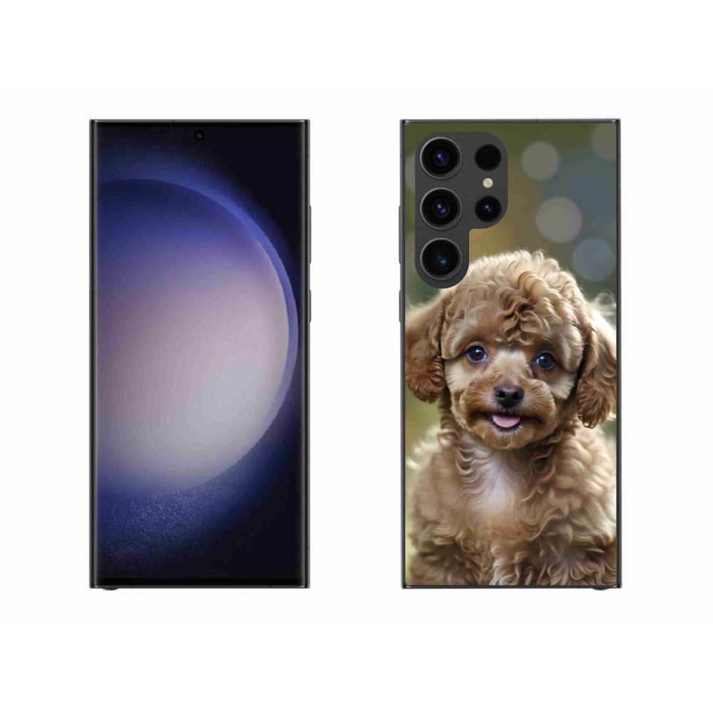 Gél borítás mmCase Samsung Galaxy S23 Ultra 5G - aranyos uszkár