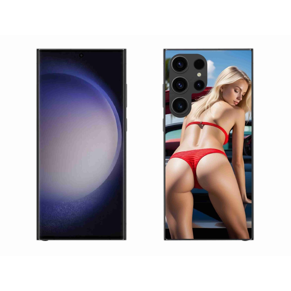 Gél borító mmCase Samsung Galaxy S23 Ultra 5G - szexi nő 2