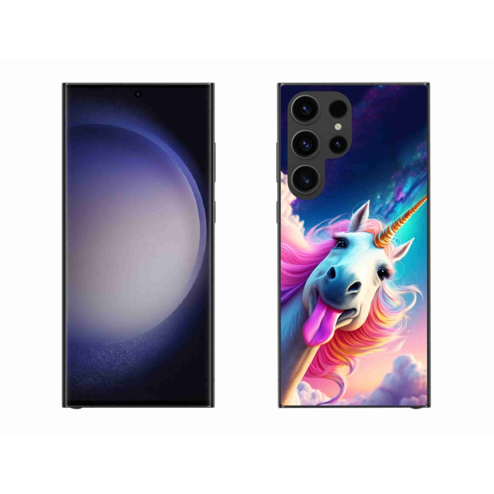 Gél borítás mmCase Samsung Galaxy S23 Ultra 5G - őrült egyszarvúhoz