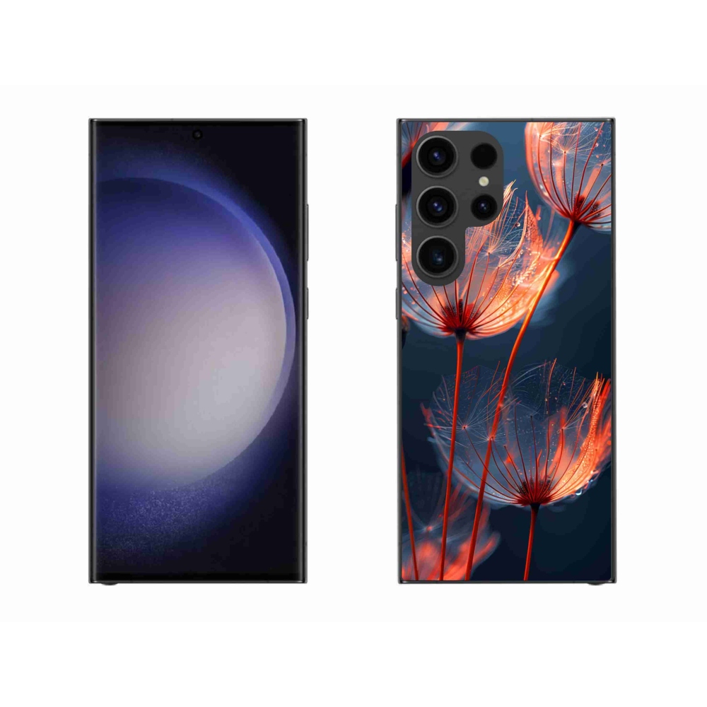 Zselés borítás mmCase Samsung Galaxy S23 Ultra 5G - világító pehely