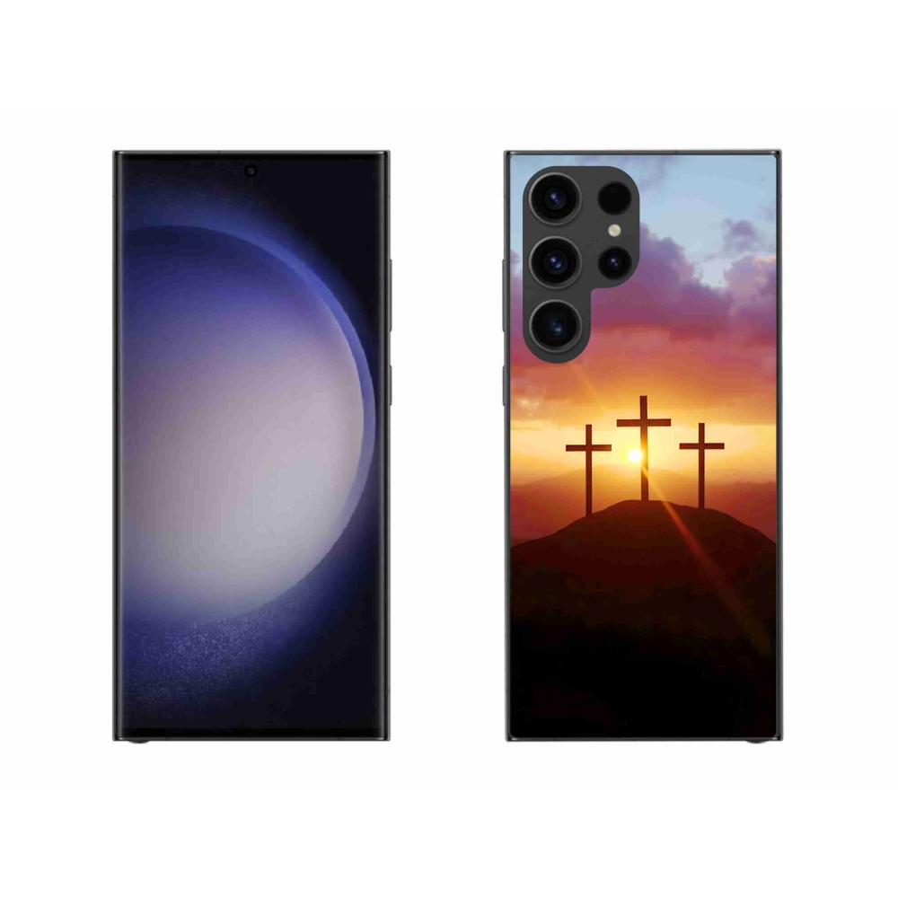 Gél borítás mmCase Samsung Galaxy S23 Ultra 5G - három kereszt