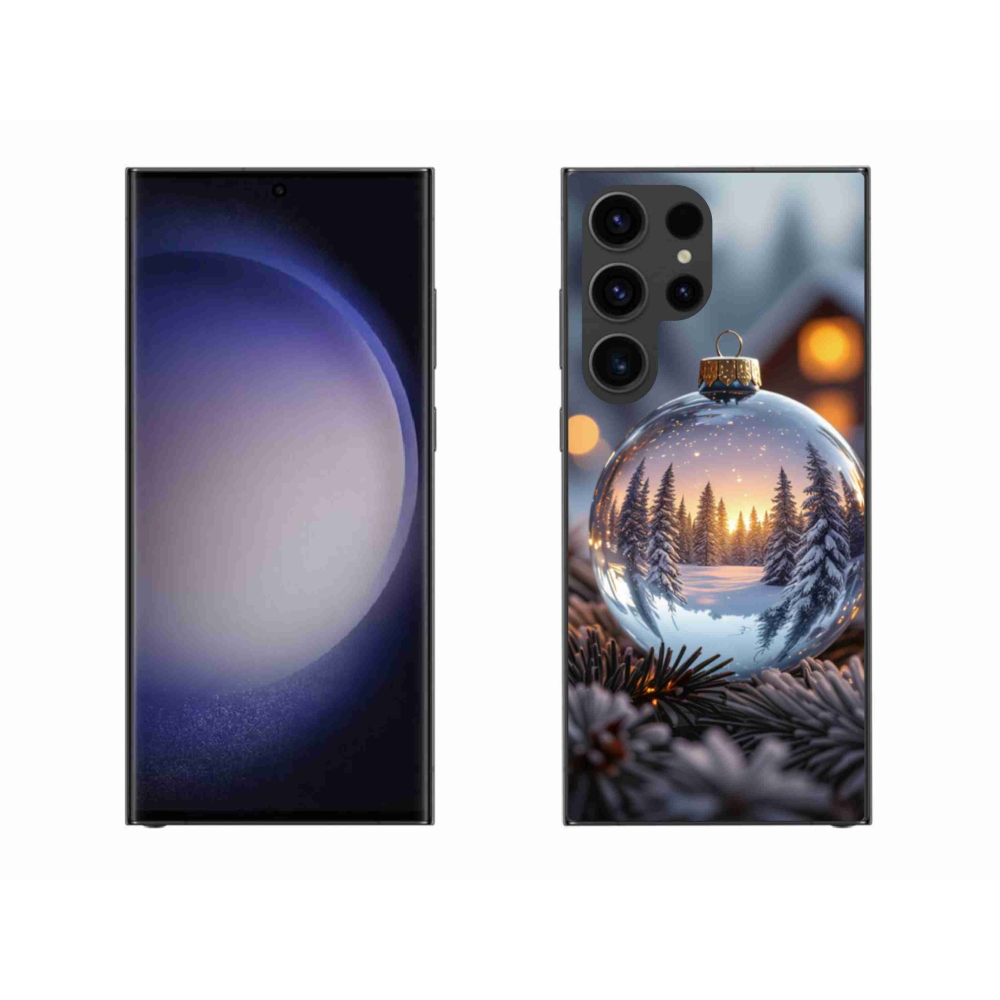 Gél borítás mmCase Samsung Galaxy S23 Ultra 5G - karácsonyi dekoráció Samsung Galaxy S23 Ultra 5G-hez