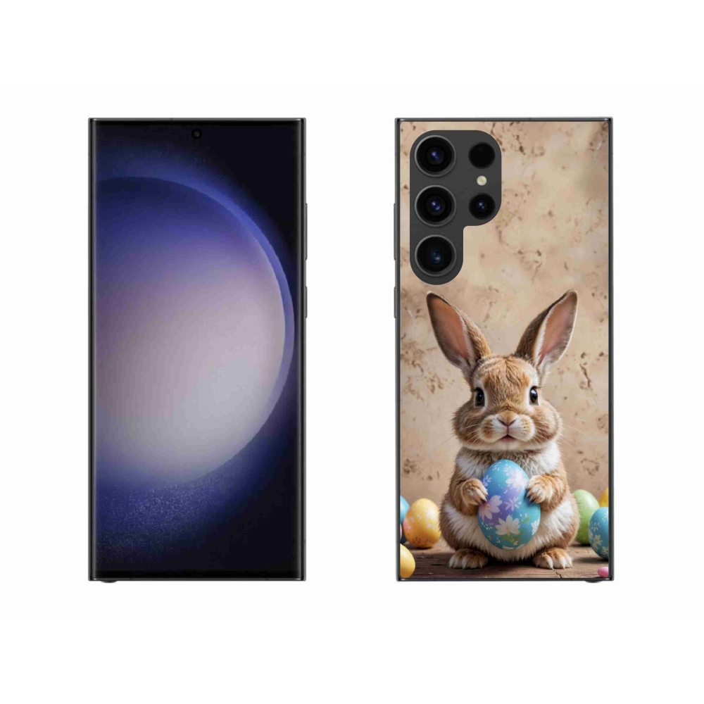 Gél borítás mmCase Samsung Galaxy S23 Ultra 5G - Húsvéti nyuszi Samsung Galaxy S23 Ultra 5G számára