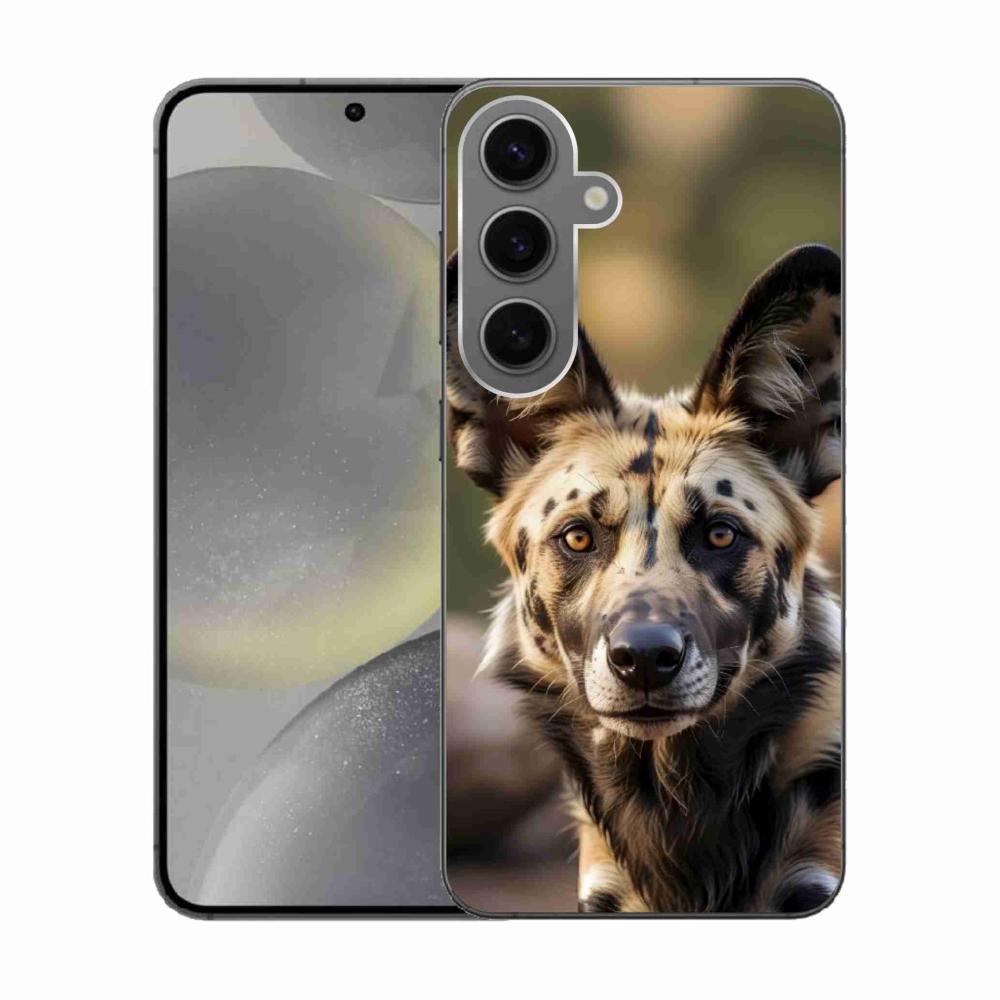 Gél borítás mmCase Samsung Galaxy S24 készülékhez - Afrikai vadkutya