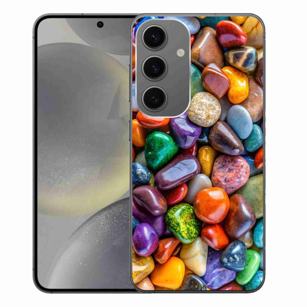 Zselés borítás mmCase Samsung Galaxy S24+ készülékhez - színes strasszkövek