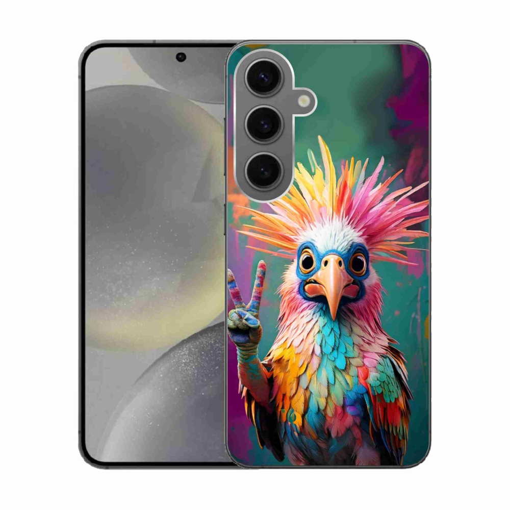 Zselés borítás mmCase Samsung Galaxy S24 készülékhez - színes lázadó