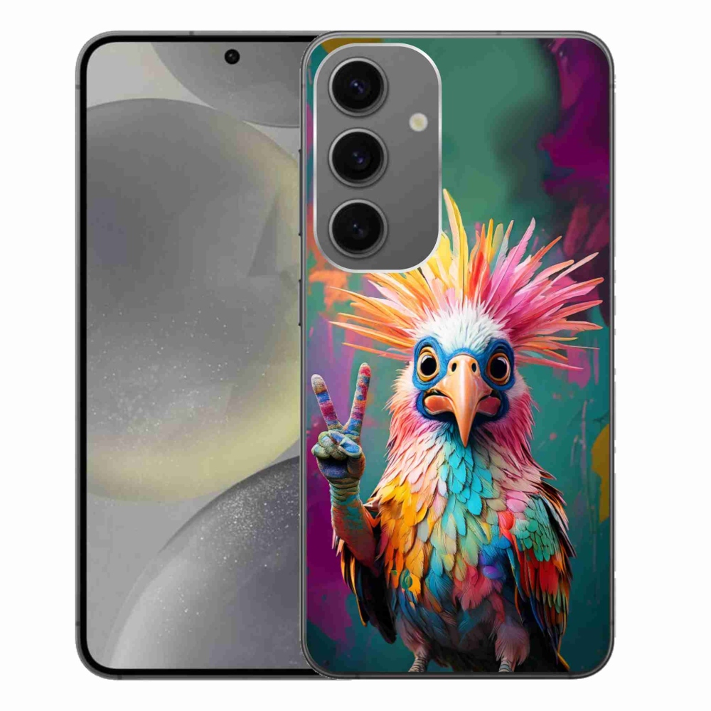 Zselés borítás mmCase Samsung Galaxy S24+ - színes lázadó
