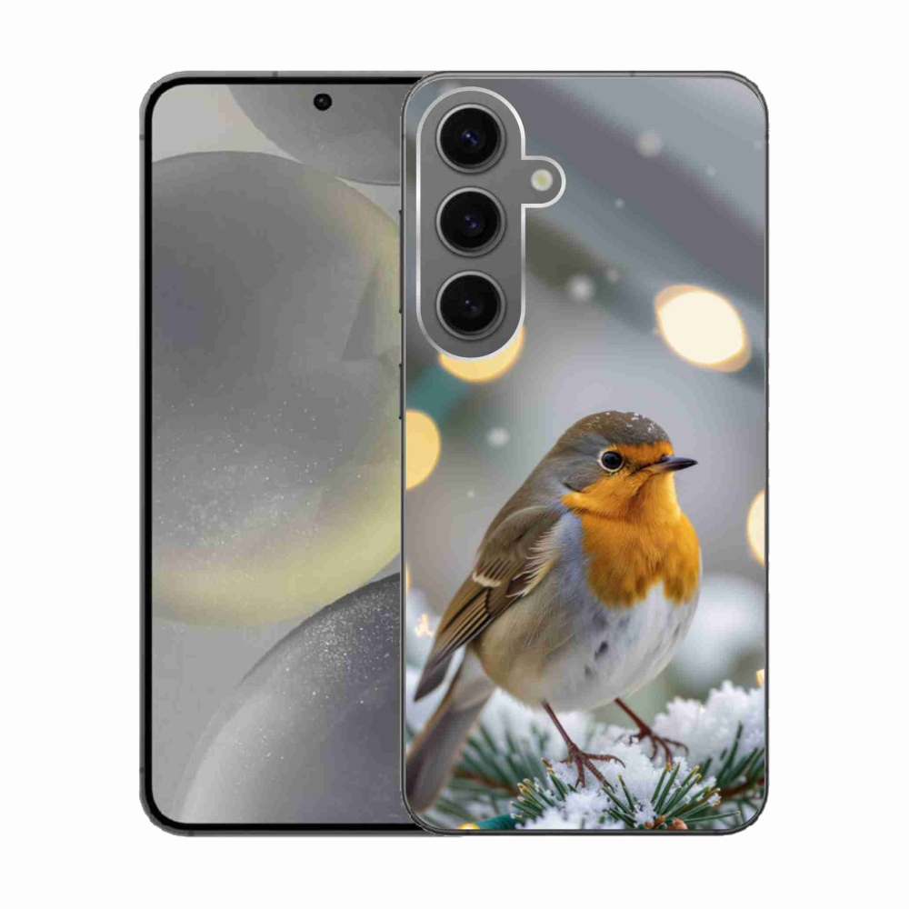 Zselés borítás mmCase Samsung Galaxy S24 készülékhez - téli pír