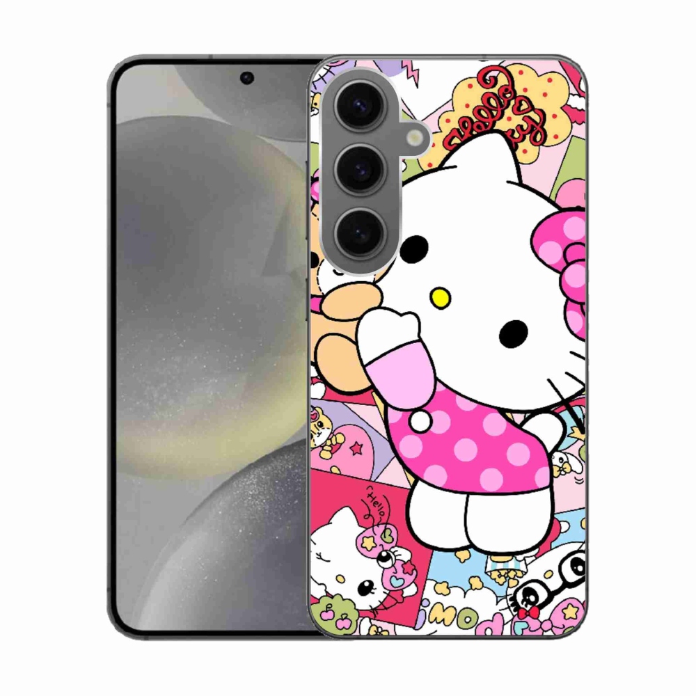 Gél borítás mmCase Samsung Galaxy S24 készülékhez - aranyos cica