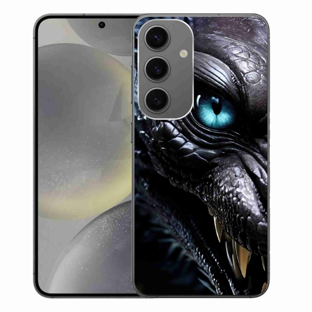 Zselés borítás mmCase Samsung Galaxy S24+ készülékhez - sárkány nézet