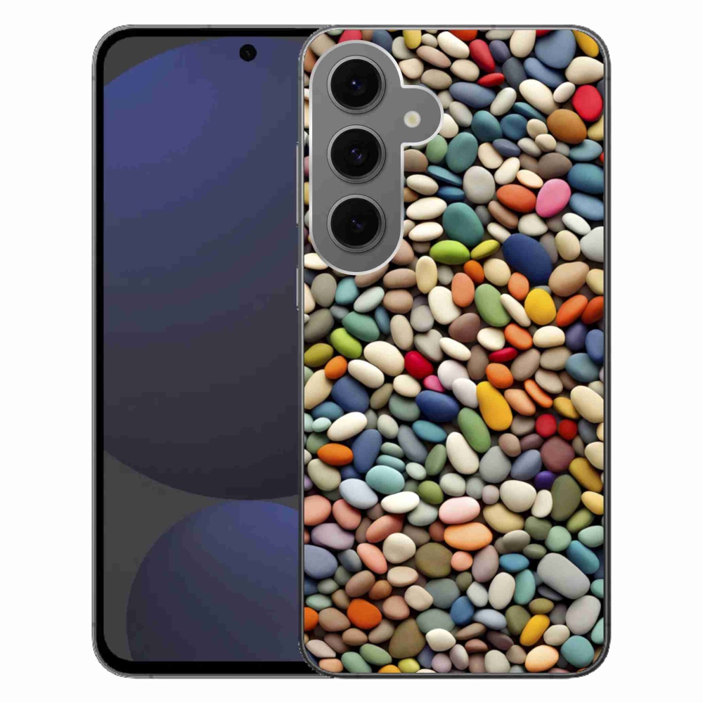 Zselés borítás mmCase Samsung Galaxy S24 FE - színes strasszkövek 2