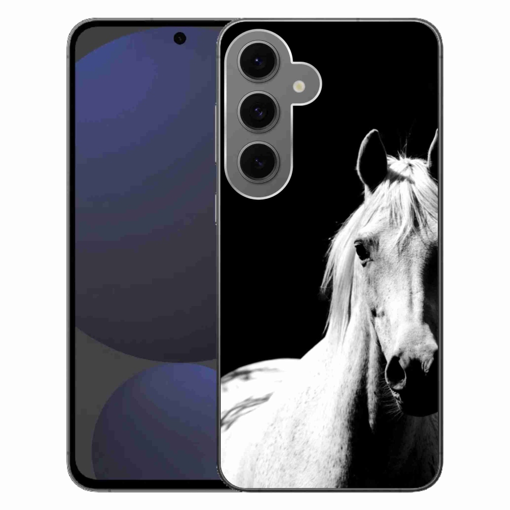 Zselés borítás mmCase Samsung Galaxy S24 FE - fehér ló 5