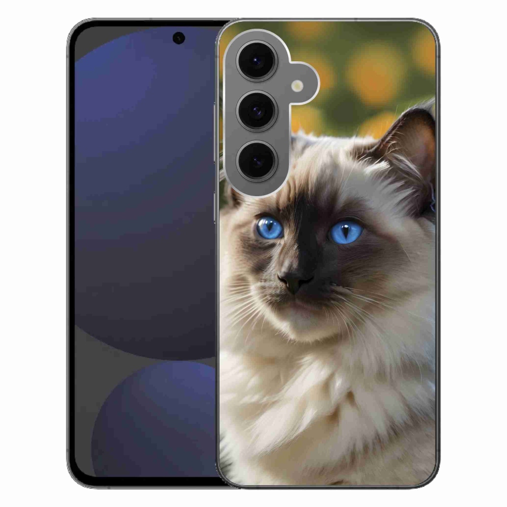 Gél védőhuzat mmCase Samsung Galaxy S24 FE készülékhez - fehér rongybaba