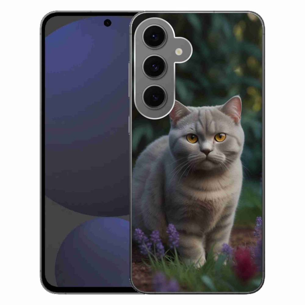 Zselés borítás mmCase Samsung Galaxy S24 FE készülékhez - brit macska