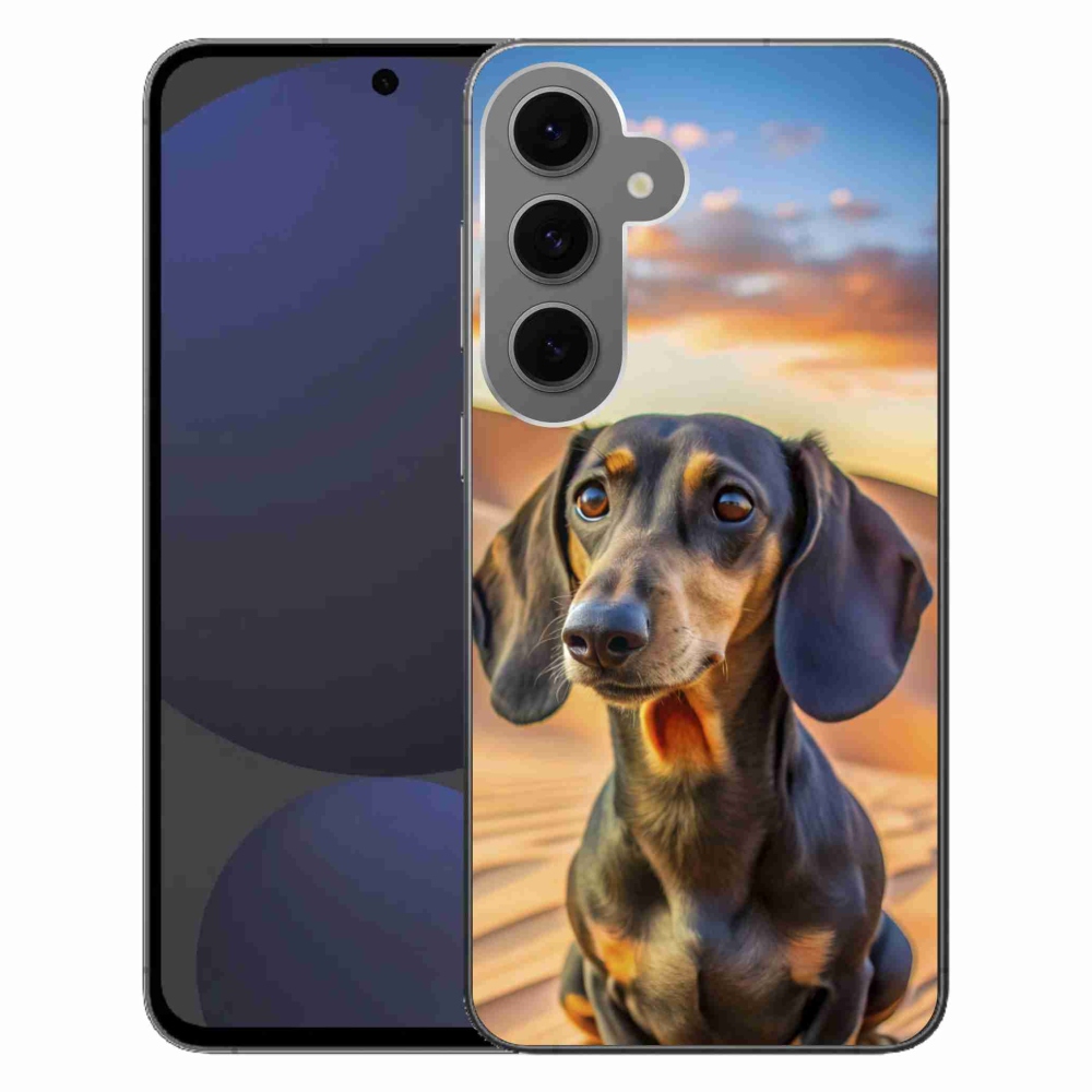 Zselés borítás mmCase Samsung Galaxy S24 FE készülékhez - tacskó 3