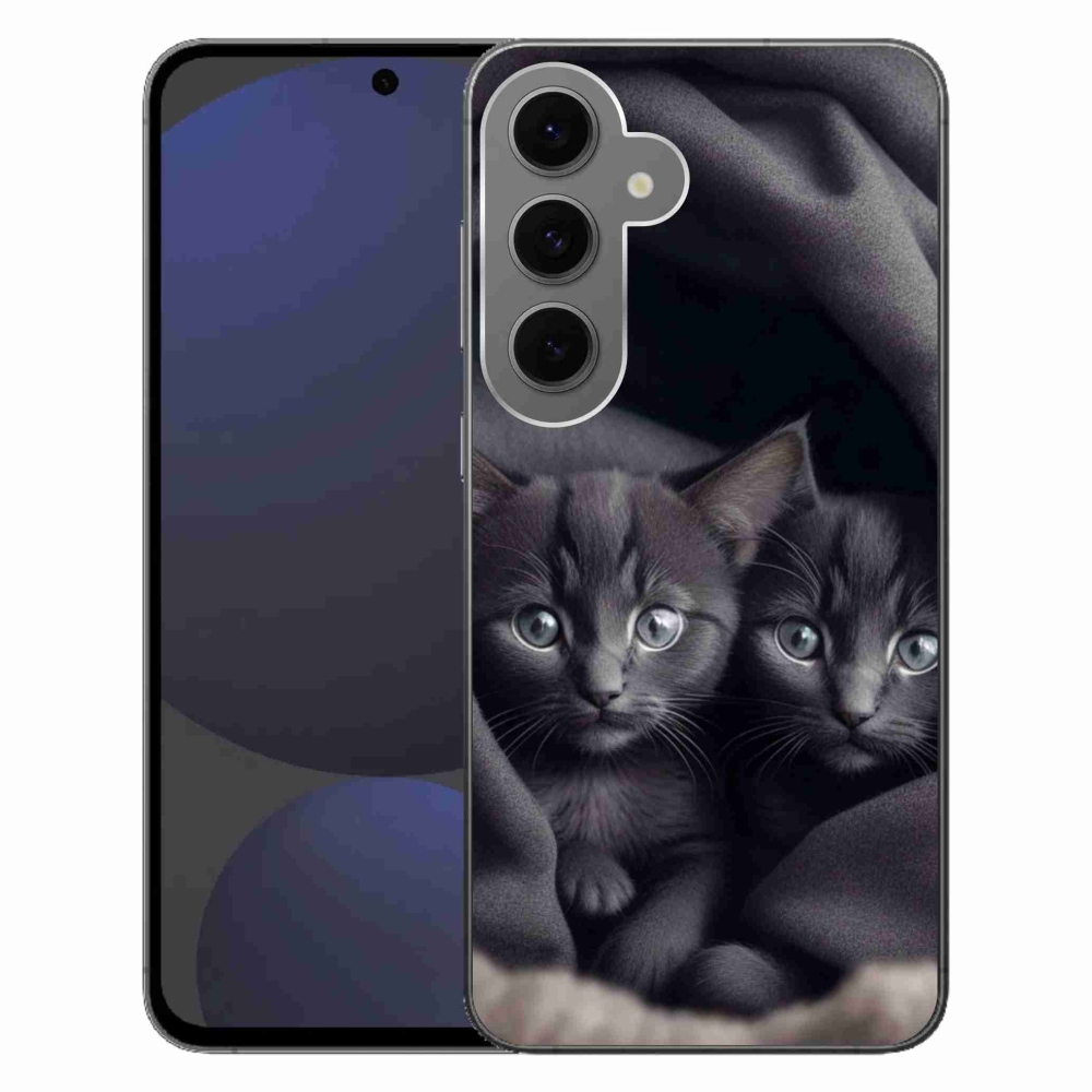 Zselés borítás mmCase Samsung Galaxy S24 FE - cat duo - Samsung Galaxy S24 FE számára