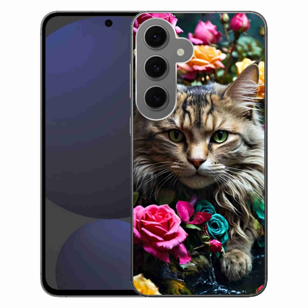 Zselés borítás mmCase Samsung Galaxy S24 FE - macskaszem nézet 2