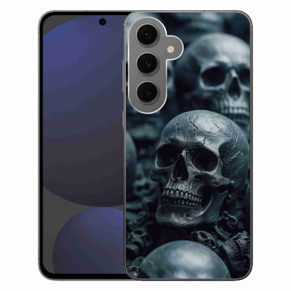 Zselés borítás mmCase Samsung Galaxy S24 FE - koponya 2