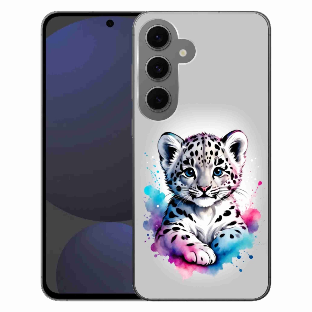 Zselés borítás mmCase Samsung Galaxy S24 FE készülékhez - leopárd kölyök