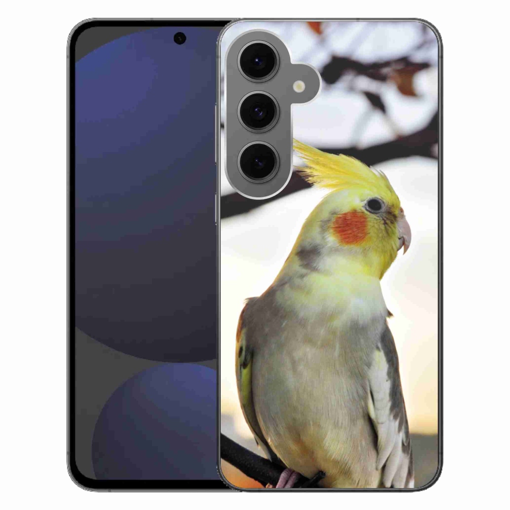 Gél borítás mmCase Samsung Galaxy S24 FE készülékhez - papagáj korela