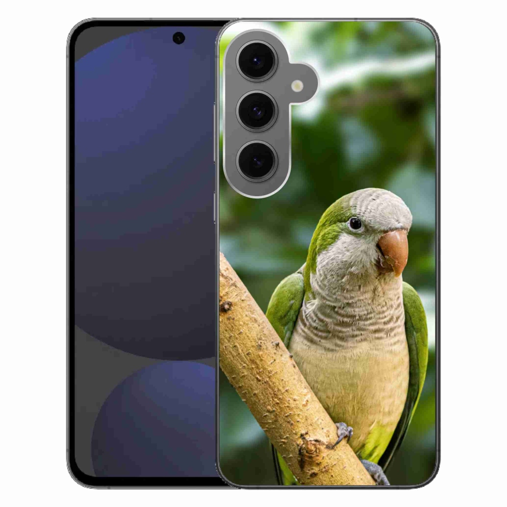 Zselés borítás mmCase Samsung Galaxy S24 FE készülékhez - papagáj