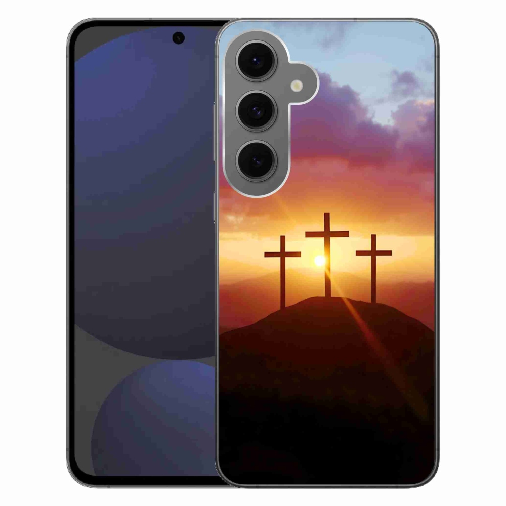 Zselés borítás mmCase Samsung Galaxy S24 FE készülékhez - három kereszt