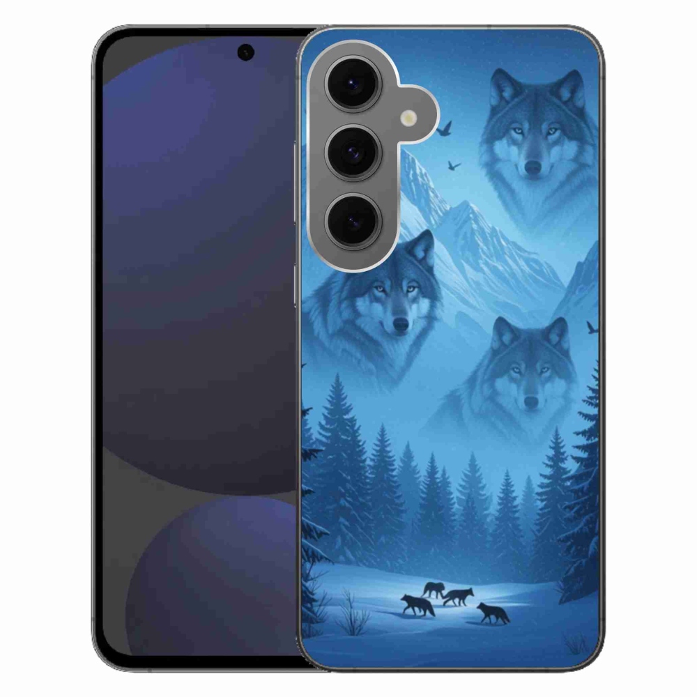 Gél védőhuzat mmCase Samsung Galaxy S24 FE készülékhez - farkas csomag